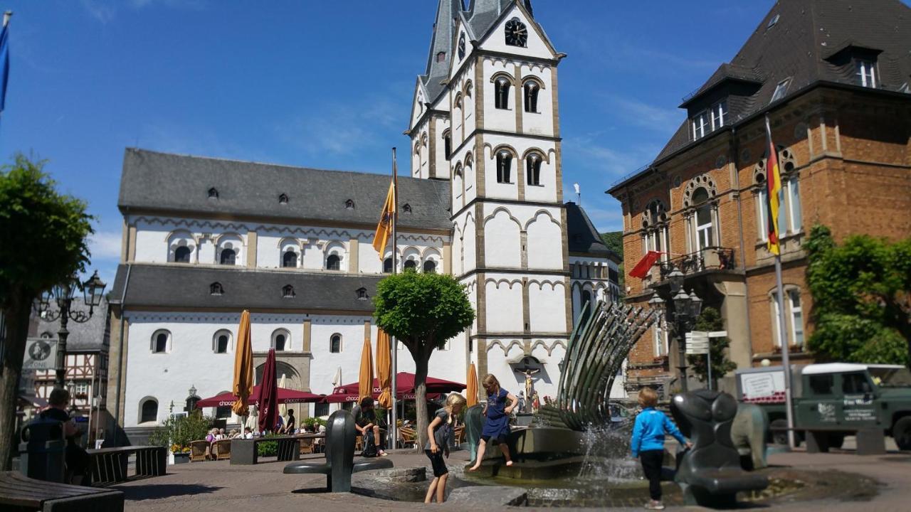 Penthouse Im Historischen Fachwerkhaus Mit Grosser Dachterrasse An Zentralster Lage Boppard Eksteriør bilde