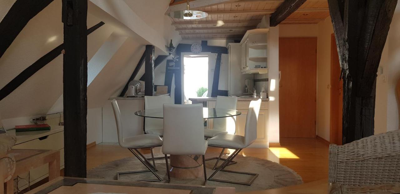 Penthouse Im Historischen Fachwerkhaus Mit Grosser Dachterrasse An Zentralster Lage Boppard Eksteriør bilde