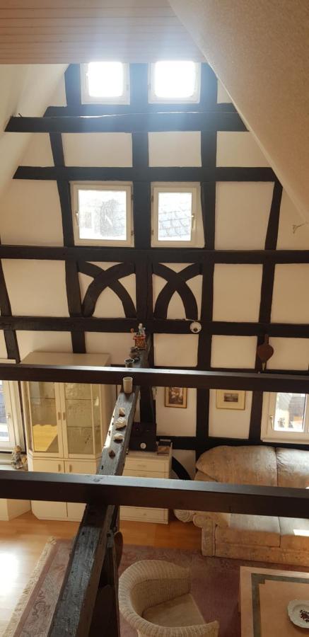 Penthouse Im Historischen Fachwerkhaus Mit Grosser Dachterrasse An Zentralster Lage Boppard Eksteriør bilde