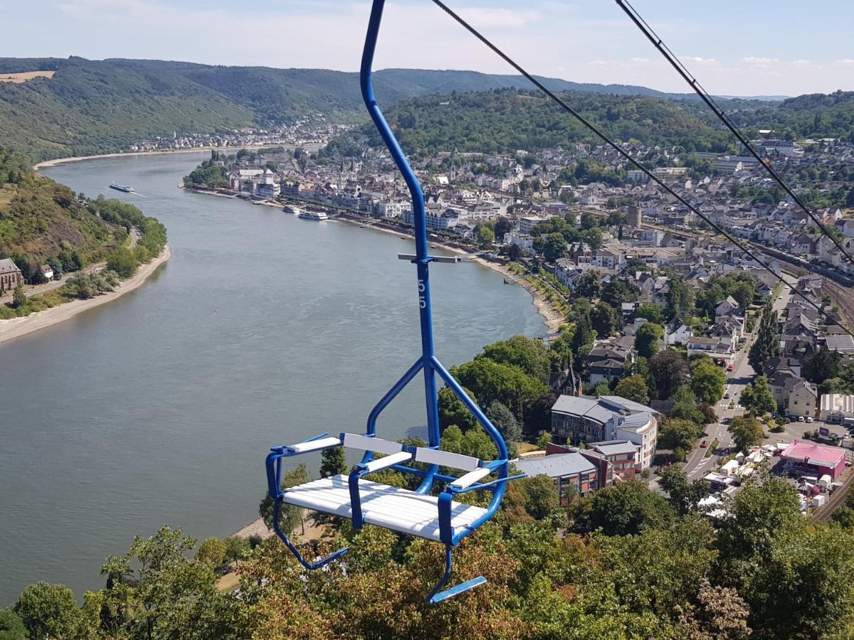 Penthouse Im Historischen Fachwerkhaus Mit Grosser Dachterrasse An Zentralster Lage Boppard Eksteriør bilde