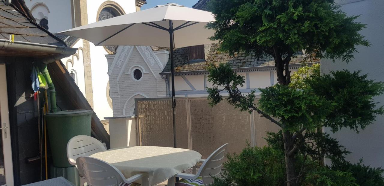 Penthouse Im Historischen Fachwerkhaus Mit Grosser Dachterrasse An Zentralster Lage Boppard Eksteriør bilde